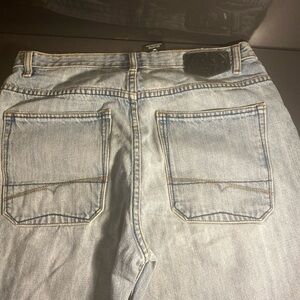 Men’s G-Unit Heavyweight Carpenter Jeans Blue Boot Cut Tag Sz 32/34 Hip hop Vtg